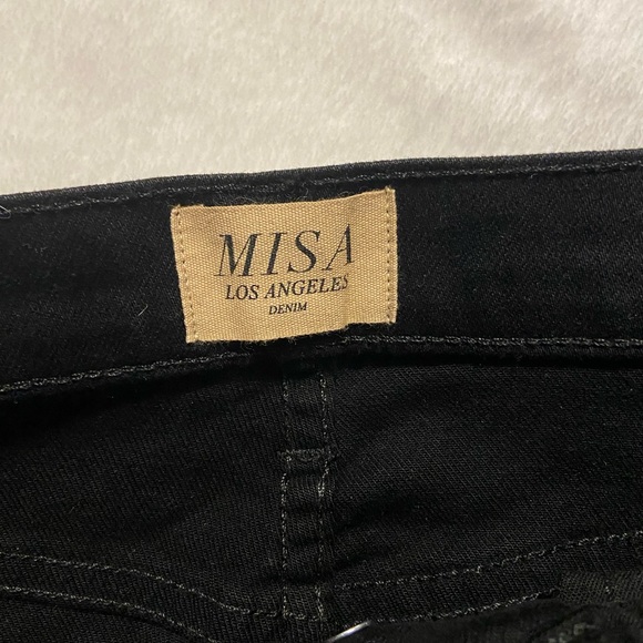 MISA Los Angeles Super Star Assymetrical Mini Skirt - Picture 4 of 7